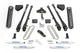 Fabtech 11-13 Ford F450/550 4WD 10 Lug 6in 4Link Sys w/Coils & Perf Shks - Mammoth Racing -