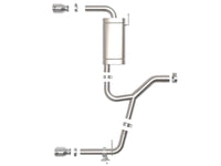 aFe 15-21 BMW X1 F48 L4 2.0L (t) MACH Force-Xp 3 to 2-1/2 IN SS Axle-Back Exhaust w/Polished Tip - My Store