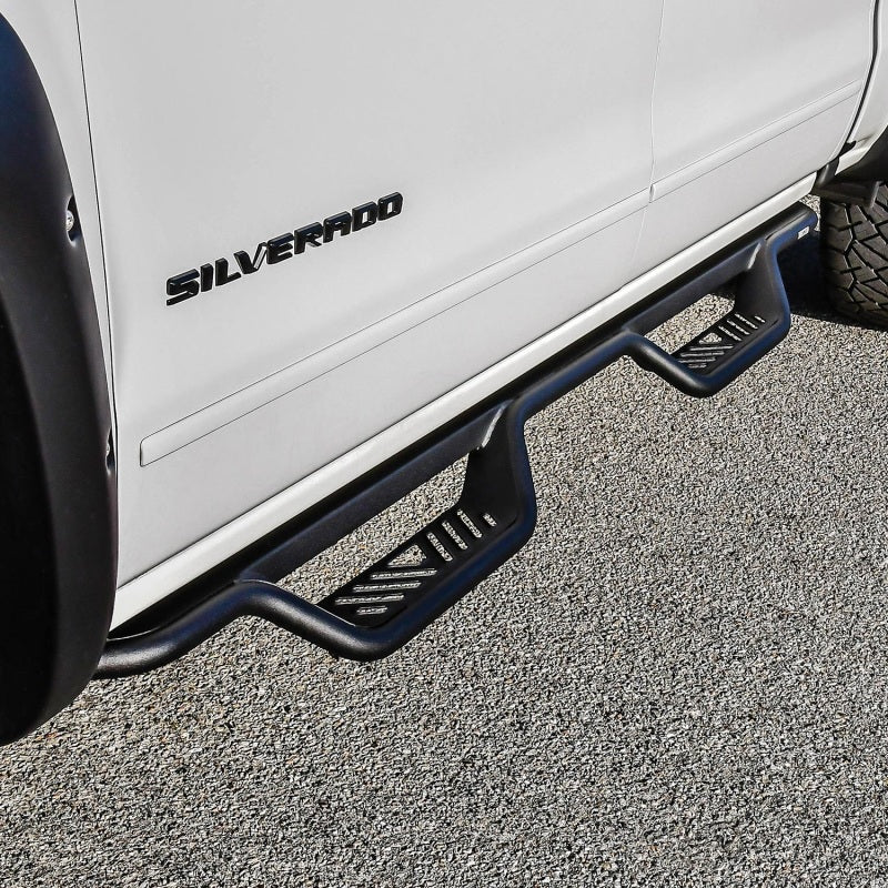 Westin 14-18 Chevrolet Silverado / GMC Sierra Crew Cab Outlaw Nerf Step Bars (Excl. Diesel) - Mammoth Racing -