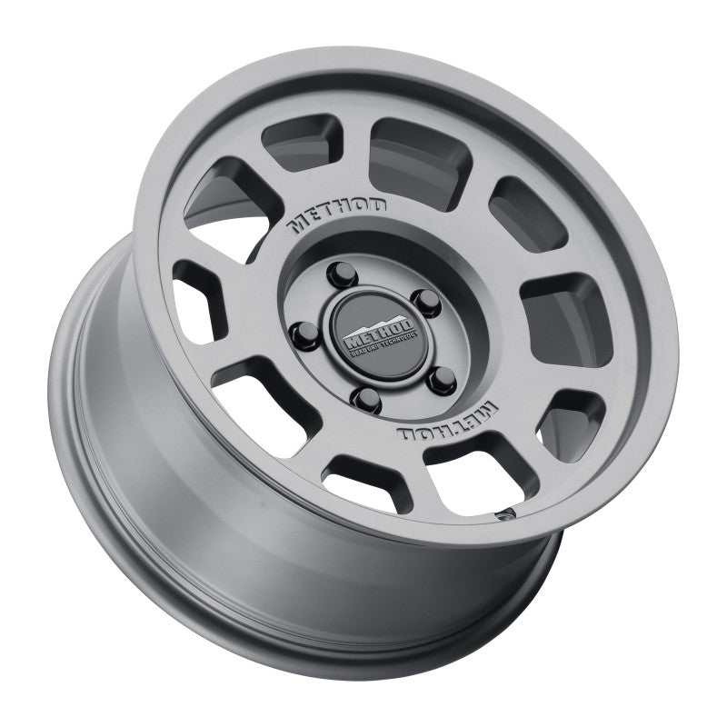 Method Mr705 17x8.5 +25mm Offset 5x5 71.5mm CB Titanium Wheel - Mammoth Racing -