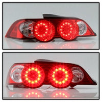 Spyder Acura RSX 02-04 LED Tail Lights Red Clear ALT-YD-ARSX02-LED-RC - Mammoth Racing -