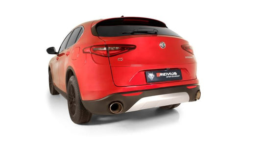 Remus 2017 Alfa Romeo Stelvio Q4 AWD 2.0L Turbo Multiair Axle Back Exhaust (Tail Pipes Req) - Mammoth Racing -