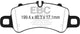 EBC 17-18 Porsche 718 Boxster 2.5L Redstuff Front Brake Pads - My Store