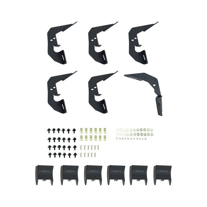 Westin 2007-2018 Chevy Silverado Crew Cab R7 Nerf Step Bars - SS - Mammoth Racing -