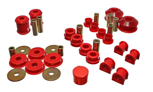 Energy Suspension 03-05 Mitsubishi Lancer EVO 8 Red Hyper-flex Master Bushing Set - My Store
