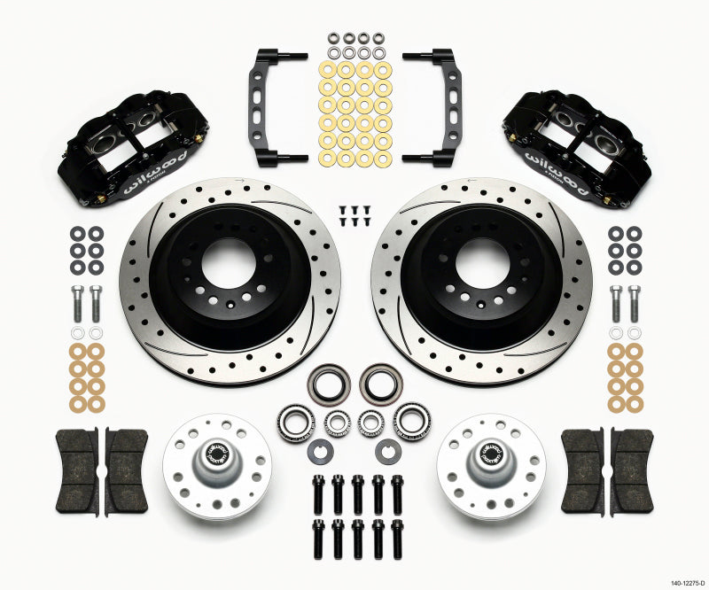 Wilwood Narrow Superlite 6R Front Hub & 1PC Rtr Kit 12.88in Dril 74-80 Pinto Disc Spindle only - Mammoth Racing -