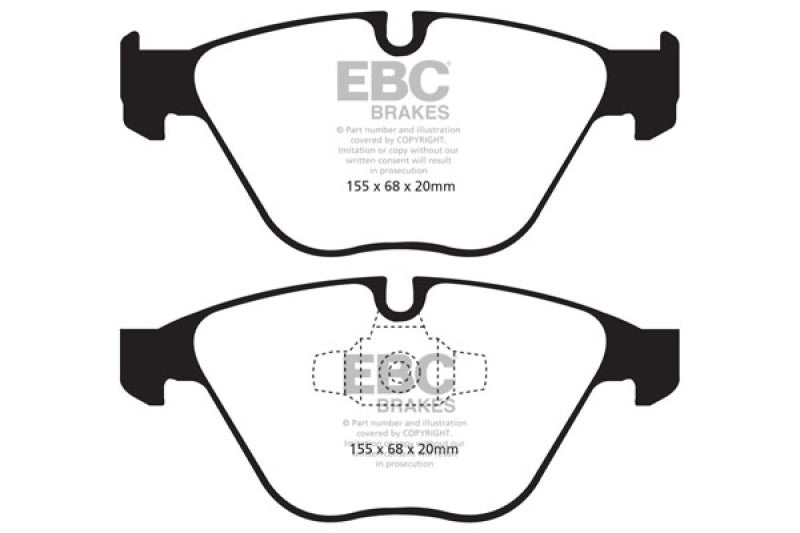 EBC 13+ BMW X1 2.0 Turbo (28i) Yellowstuff Front Brake Pads - My Store