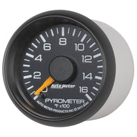 Autometer Factory Match GM 2-1/16in 1600 Degree Electric Pyrometer (egt) Gauge - My Store