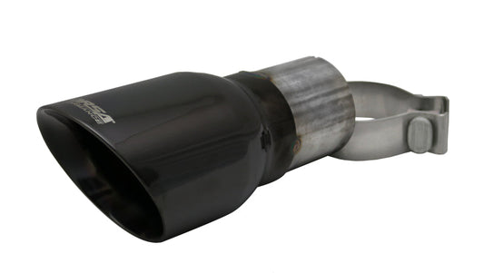 Corsa Single Universal 2.75in Inlet / 4in Outlet Black PVD Pro-Series Tip Kit - Mammoth Racing -