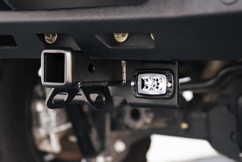 DV8 Offroad 07-21 Jeep Wrangler (JK/JL) Bolt-On Hitch w/ Lights - Mammoth Racing -