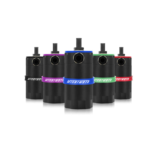 Mishimoto Universal Baffled Oil Catch Can - Blue - Mammoth Racing -