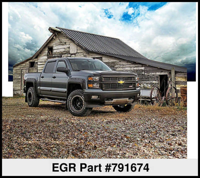 EGR 14+ Chev Silverado 5ft Bed Bolt-On Look Fender Flares - Set - Mammoth Racing -