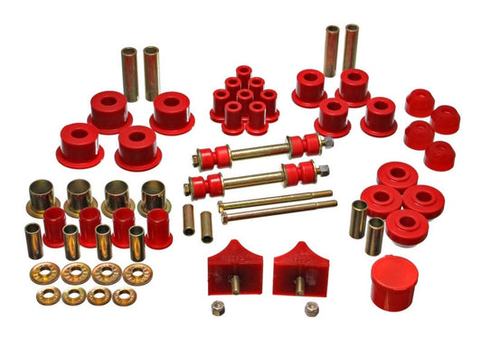 Energy Suspension 66-76 Chrysler A Body - Dart/Demon/Duster/Valiant Red Hyper-flex Master Bushing Se - My Store