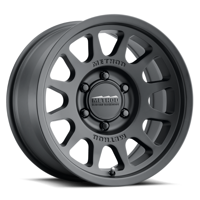 Method Mr703 17x8.5 0mm Offset 6x135 87mm CB Matte Black Wheel - Mammoth Racing -