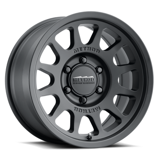 Method Mr703 17x8.5 0mm Offset 6x135 87mm CB Matte Black Wheel - Mammoth Racing -