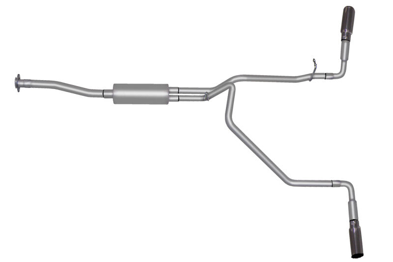 Gibson 04-05 Chevrolet Colorado Sport 2.8l 1.75in Cat-Back Dual Extreme Exhaust - Aluminized - Mammoth Racing -