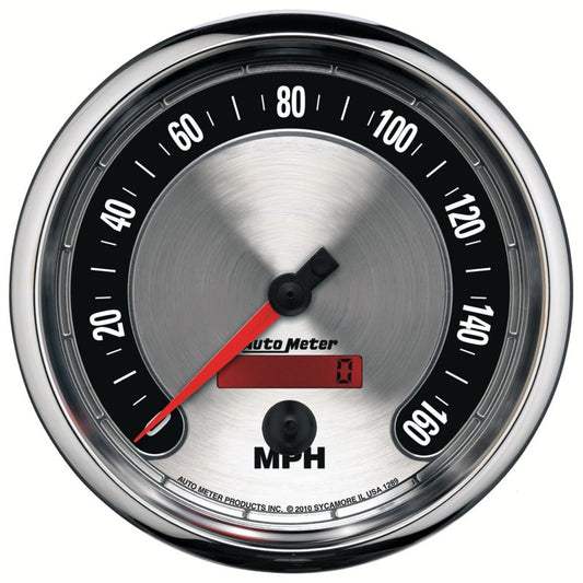Autometer American Muscle 5in 160 MPH Electric Programmable Speedometer - My Store