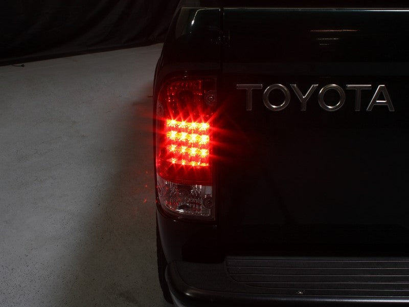 Spyder Toyota Tacoma 95-00 LED Tail Lights Red Clear ALT-YD-TT95-LED-RC - Mammoth Racing -