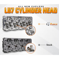 Fleece Performance 01-04 GM Duramax LB7 Freedom Cylinder Head w/Cupless Injector Bore (Driver Side) - My Store