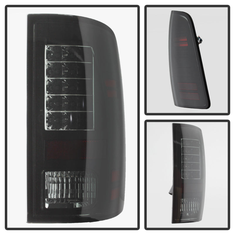 Spyder Dodge Ram 1500 13-14 13-14 LED Tail Lights LED Model only - Blk Smke ALT-YD-DRAM13-LED-BSM - Mammoth Racing -