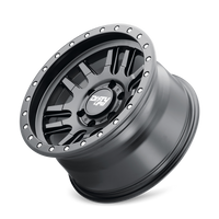 Dirty Life 9309 Canyon Pro 17x9/5x127 BP/-38mm Offset/71.5mm Hub Matte Black Wheel - Beadlock - Mammoth Racing -