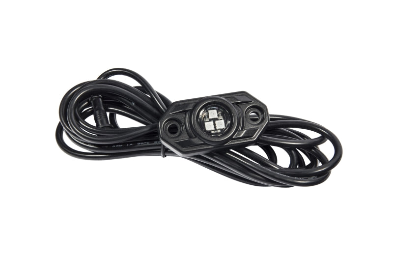 KC HiLiTES C-Series RGB LED Rock Light Kit (Incl. Wiring) - Set of 6 - Mammoth Racing -