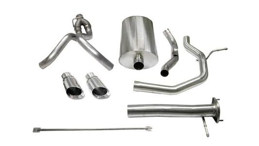 Corsa 03-06 Chevrolet SSR 5.3L V8 Polished Sport Cat-Back Exhaust - Mammoth Racing -