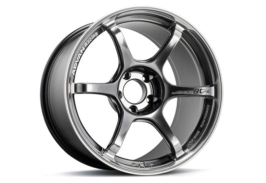 Advan RG-4 18x9 +35 5-114.3 Racing Hyper Black & Ring Wheel - My Store