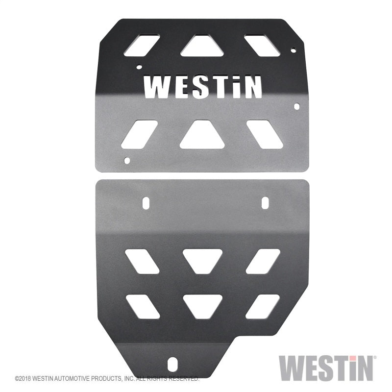 Westin 18-22 Jeep Wrangler JL Transmission Pan Skid Plate - Mammoth Racing -