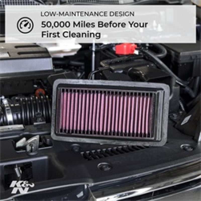 K&N 2020 BMW M550i 4.4l V8 Replacement Air Filter (2 Per Box) - Mammoth Racing -