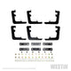 Westin 19 Ram 1500 Quad/Crew Cab (Ex. Classic) Premier Oval Nerf Step Bar Mount Kit - Black - Mammoth Racing -