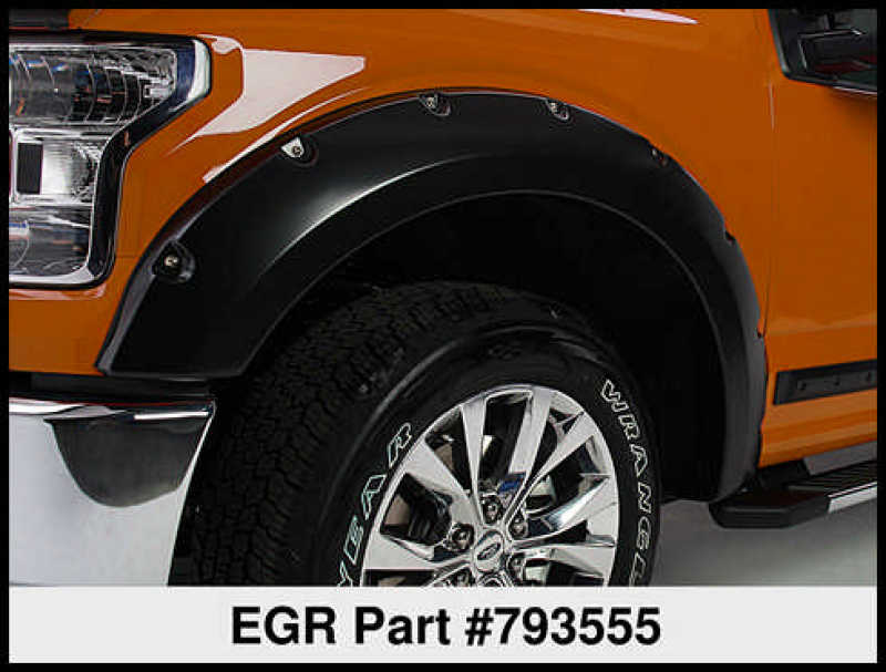 EGR 19-22 Ford Ranger Traditional Bolt-On Look Fender Flares With Black-Out Bolt Kit Set Of 4 - Mammoth Racing -