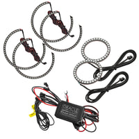 Oracle 08-14 Dodge Challenger Dynamic Surface Mount Headlight/Fog Light Halo Kit COMBO - ColorSHIFT - Mammoth Racing -