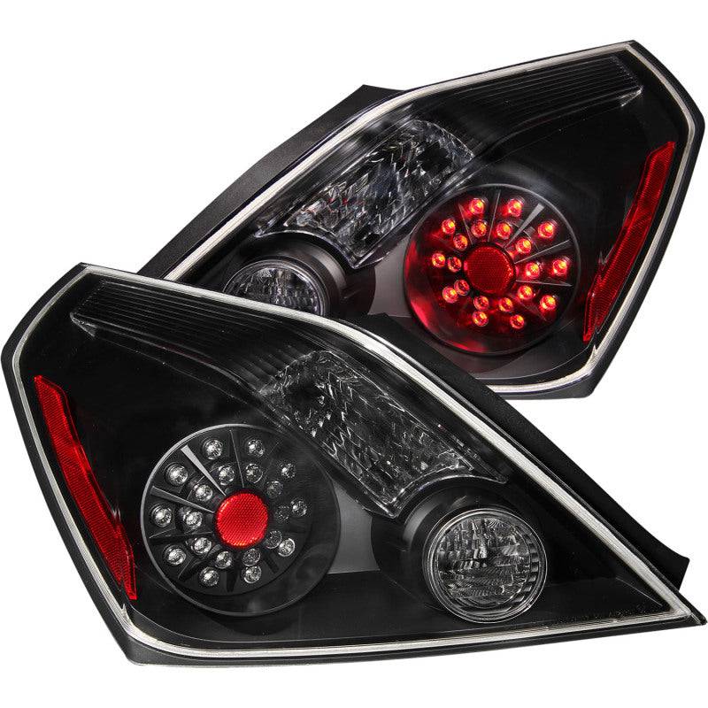 ANZO 2008-2013 Nissan Altima (2 Door ONLY) LED Taillights Black - My Store