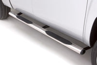 Lund 05-17 Nissan Frontier Crew Cab 4in. Oval Straight SS Nerf Bars - Polished - My Store