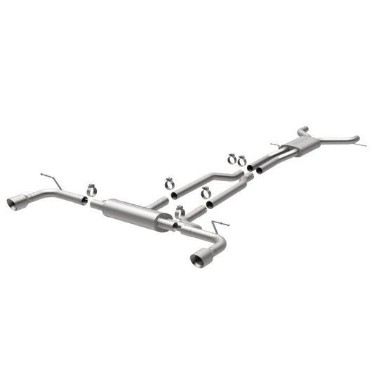 MagnaFlow 07 Audi Q7 V8 4.2l Dual Split Rear Exit Stainless Cat-Back Perf Exhaust - Mammoth Racing -