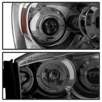 Spyder Dodge Ram 1500 06-08/Ram 2500 06-09 Projector Headlights LED Halo LED Smke PRO-YD-DR06-HL-SM - Mammoth Racing -