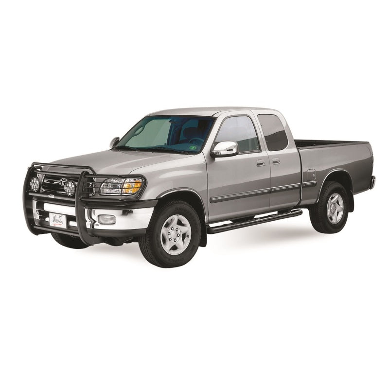 Westin 1999-2006 Toyota Tundra 4dr Ext Cab Premier Oval Nerf Step Bar Mount Kit - Black - Mammoth Racing -