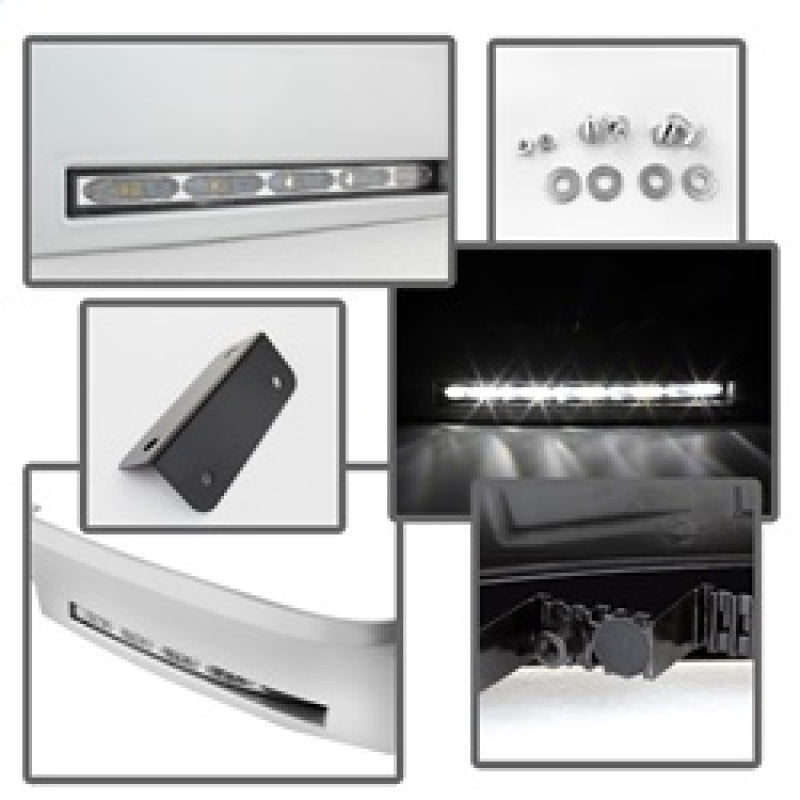 Spyder Toyota Tundra 07-13 Daytime LED Running Lights wo/switch Silver FL-DRL-TTU07-SIL - Mammoth Racing -