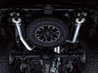 AWE Tuning 22-23 GMC Sierra 1500 AT4X 6.2L 0FG Catback Split Dual (Flat Bumper) - Diamond Black Tips - Mammoth Racing -