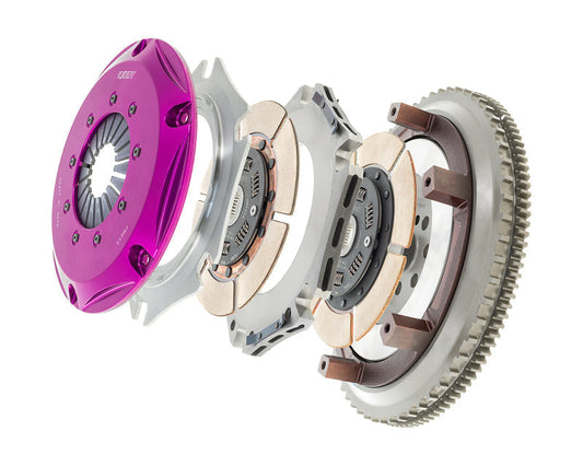 Exedy 2010-2012 Hyundai Genesis Coupe L4 Hyper Twin Cerametallic Clutch Sprung Center Disc - Mammoth Racing -