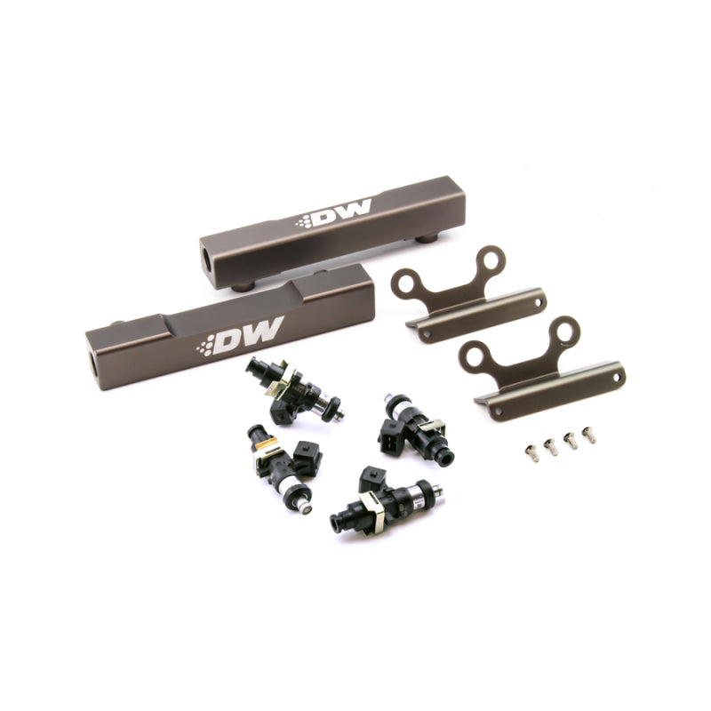 DeatschWerks 02+ Subaru WRX / 07+ STI/LGT Top Feed Fuel Rail Upgrade Kit w/ 2200cc Injectors - Mammoth Racing -