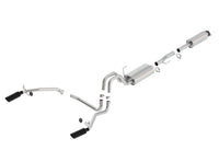 Borla 11-14 Ford F-150 5.0L Stainless Steel S-Type Catback Exhaust - 4in Tips Single Split Rear Exit - My Store