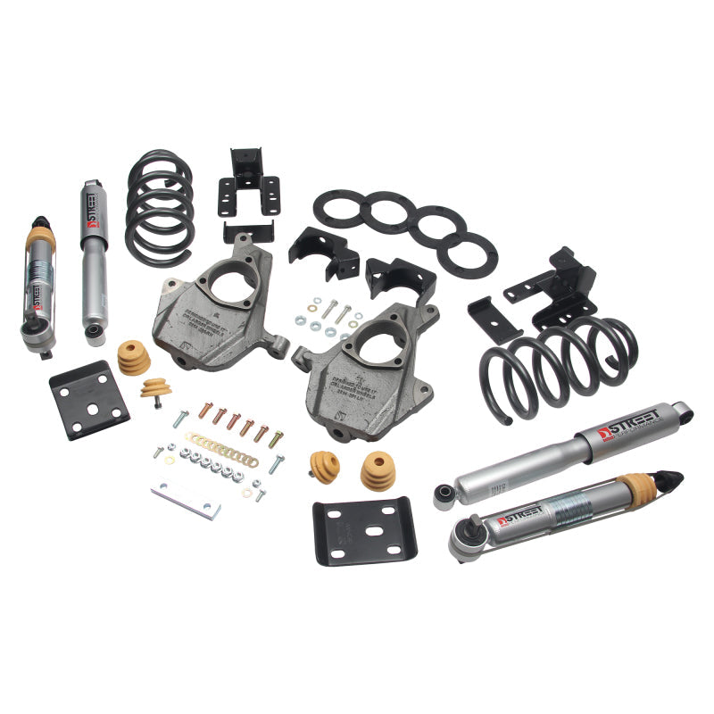 Belltech Lowering KIT 16.5-17 Chevrolet Silverado Ext/Crew Cab 2WD 3-4f / 5-6r - Mammoth Racing -