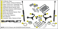 Superlift 05-20 Toyota Tacoma 4WD (Excl TRD Pro Models) - 3in Lift Kit w/ Superlift Shocks - Mammoth Racing -