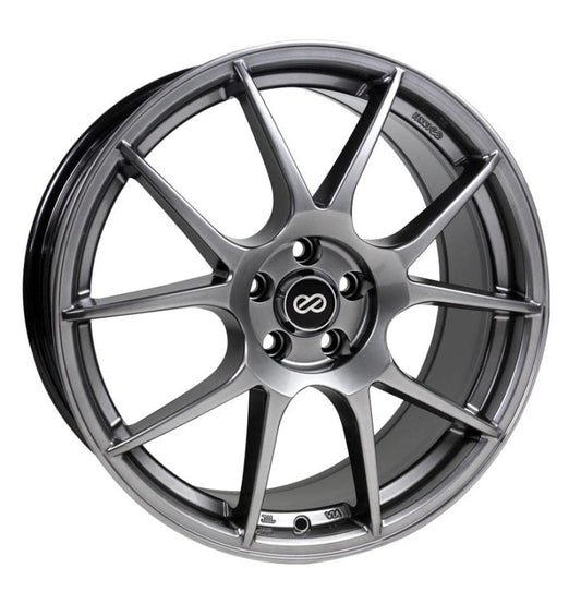 Enkei YS5 17x7.5 5x100 45mm Offset 72.6mm Bore Hyper Black - Mammoth Racing -