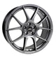 Enkei YS5 17x7.5 5x100 45mm Offset 72.6mm Bore Hyper Black - Mammoth Racing -