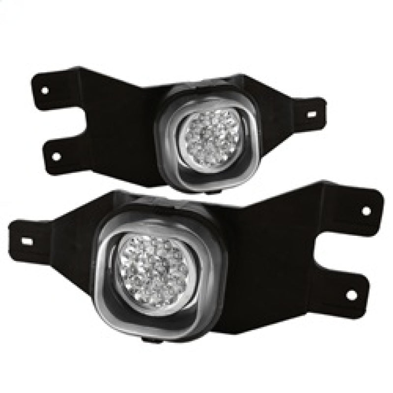 Spyder Ford F250/F350 99-04/Ford Excursion 00-05 LED Fog Lights w/Switch Clear FL-LED-FF25001-C - Mammoth Racing -