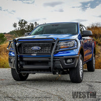 Westin 19-20 Ford Ranger Sportsman Grille Guard - Black - Mammoth Racing -