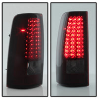Xtune Chevy Silverado 1500/2500/3500 99-02 LED Tail Lights Red Smoke ALT-ON-CS99-LED-RS - Mammoth Racing -